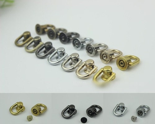 Strap Handles Connector 1/10 pcs Bag Hardware Metal Lock Buckle Gold Silver Black Bronze Handmade Purse Handbag Backpack Making 22mm 7/8"