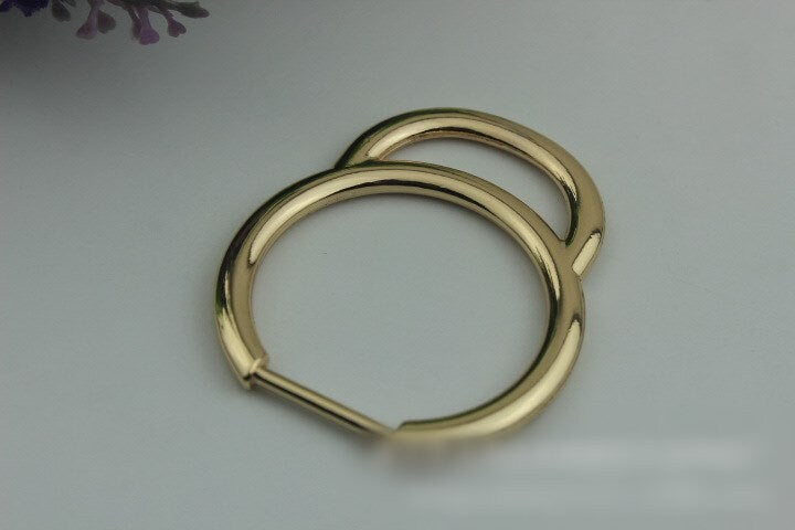 Oval Ring Strap Handles Connector 1/10 pcs Bag Hardware Metal Lock Buckle Gold Gunmetal Handmade Purse Handbag Backpack Making 60mm 2 3/8"