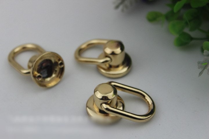 Strap Handles Connector 1/10 pcs Bag Hardware Metal Lock Buckle Light Gold Handmade Purse Handbag Backpack Making 40mm 1 5/8 inch Wholesale