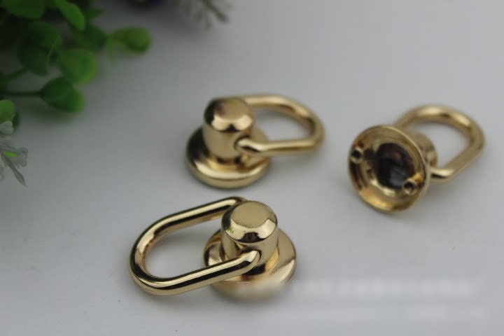 Strap Handles Connector 1/10 pcs Bag Hardware Metal Lock Buckle Light Gold Handmade Purse Handbag Backpack Making 40mm 1 5/8 inch Wholesale