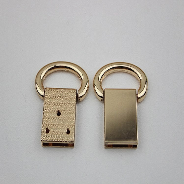 Ring Strap Handles Connector 1/10 pcs Bag Hardware Metal Lock Buckle Light Gold Handmade Purse Handbag Backpack Making 40mm 1 5/8 inch Bulk