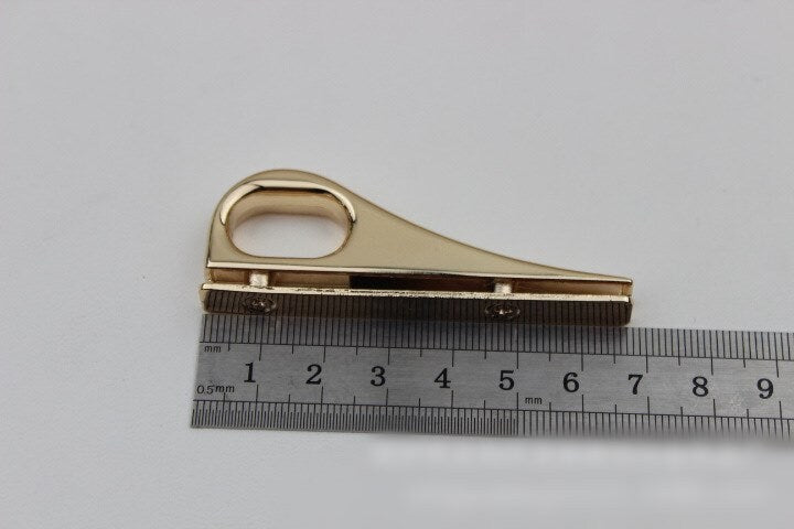 Strap Handles Connector 1/10 pcs Bag Hardware Metal Lock Buckle Light Gold Handmade Purse Handbag Backpack Making 67mm 2 5/8 inch Wholesale