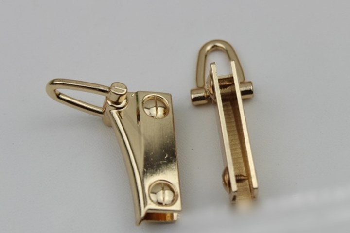 Strap Handles Connector 1/10 pcs Bag Hardware Metal Lock Buckle Light Gold Handmade Purse Handbag Backpack Making 60mm 2 3/8 inch Wholesale