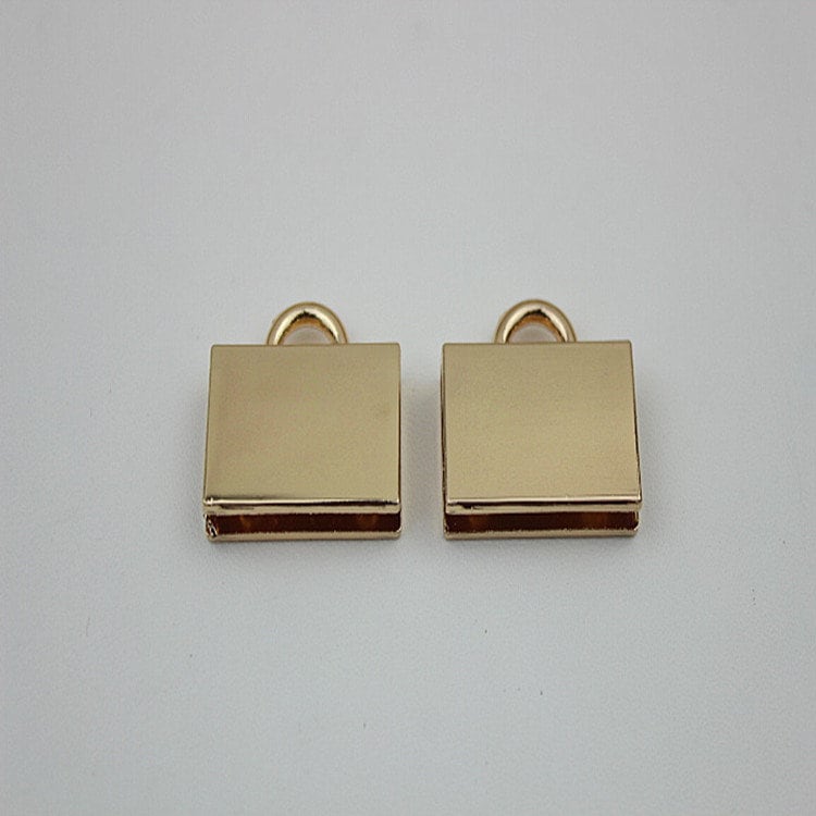 Square Strap Handles Connector 1/10 pcs Bag Hardware Metal Lock Buckle Light Gold Handmade Purse Handbag Backpack Making 28mm 1 1/8 inch