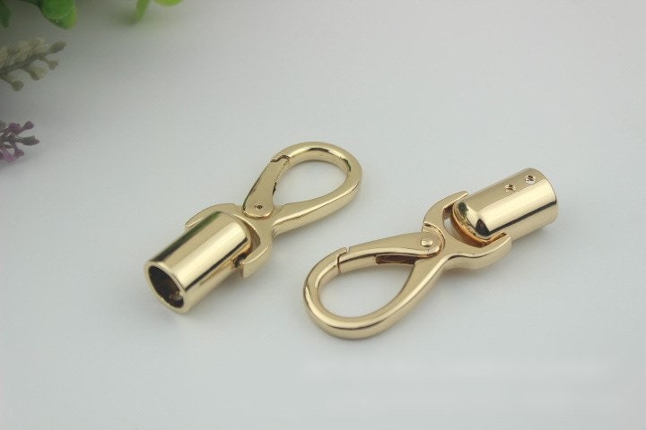 Swivel Lever Snap Hook 1/10pcs Bag Hardware Metal Spring Trigger Lobster Clasp Clip Gold Silver Gunmetal Bronze 65 10mm Purse Handbag Making