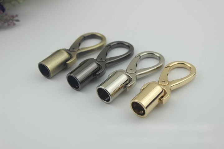 Swivel Lever Snap Hook 1/10pcs Bag Hardware Metal Spring Trigger Lobster Clasp Clip Gold Silver Gunmetal Bronze 65 10mm Purse Handbag Making