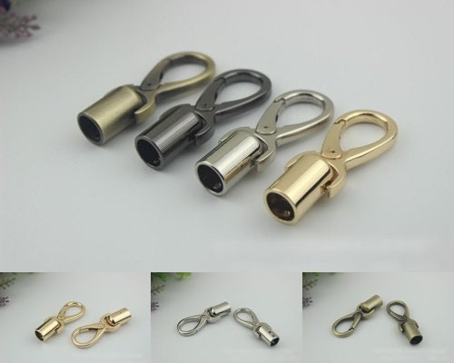 Swivel Lever Snap Hook 1/10pcs Bag Hardware Metal Spring Trigger Lobster Clasp Clip Gold Silver Gunmetal Bronze 65 10mm Purse Handbag Making