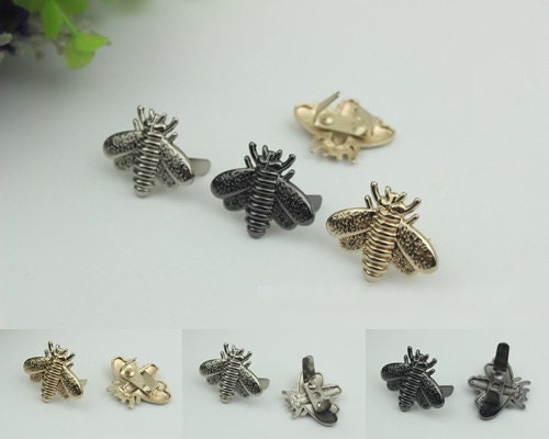 Beetle Purse Label 1/10pcs Bag Hardware Charm Gold Silver Gunmetal Handmade Purse Handbag Making Metal Decoration 30mm Wholesale Supplies