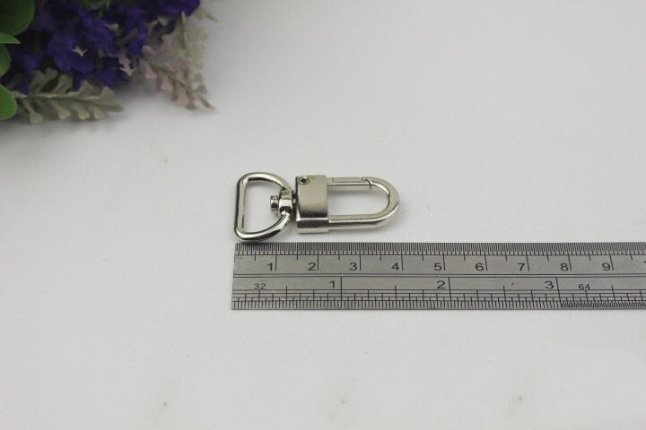 Swivel Snap Hook Push Gate Lobster Clasp Clip Purse Buckle 12 16 19 mm 1/2" 3/4" Webbing Strap Handbag Leathercraft Hardware Gold Bronze