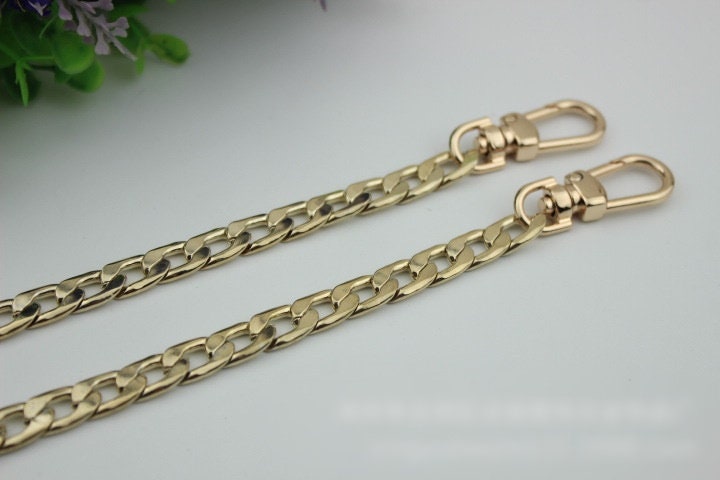 Purse Chain 120cm 47 6/25" Crossbody Metal Curb Brass Strap Handle Silver Gold Black Bronze Hardware Leather Bag Handbag Clutch Vintage DIY