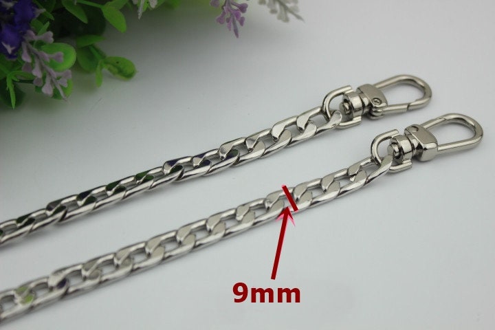 Purse Chain 120cm 47 6/25" Crossbody Metal Curb Brass Strap Handle Silver Gold Black Bronze Hardware Leather Bag Handbag Clutch Vintage DIY