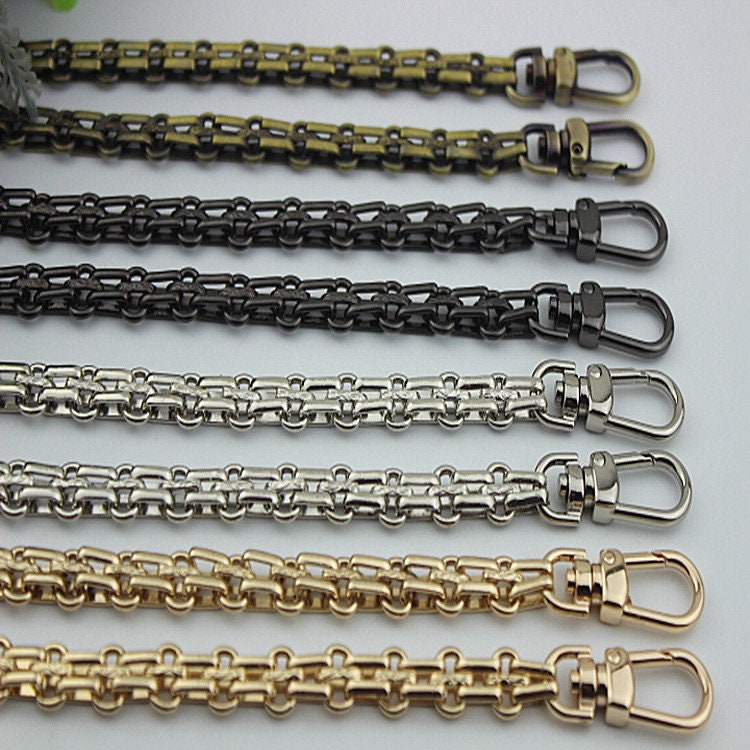 Purse Chain 120cm 47 6/25" Crossbody Metal Curb Brass Strap Handle Silver Gold Black Bronze Hardware Leather Bag Handbag Clutch Vintage DIY