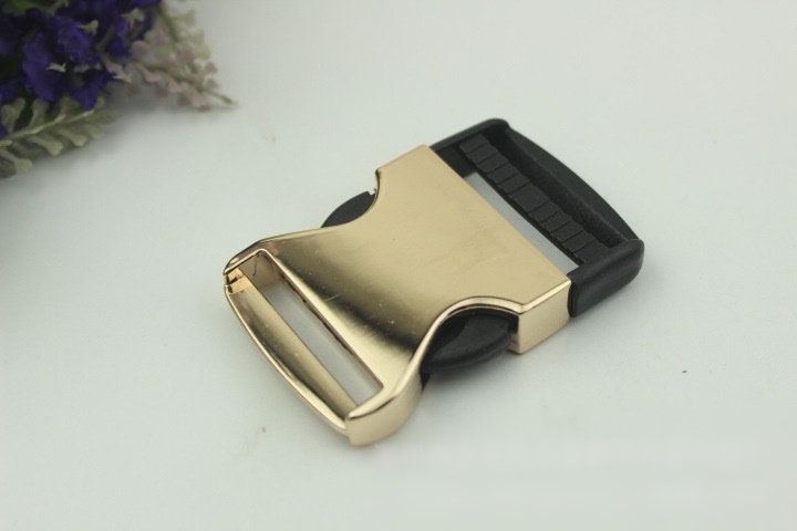 Belt Buckle Quick Release Side Metal 38 mm Purse Slide Backpack Bag Handbag Pet Dog Collar Parachute Strap Adjustable Lock Diy Supplies