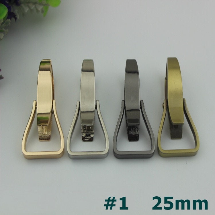 Swivel Lever Snap Hook 1/10pcs Bag Hardware Metal Spring Trigger Lobster Clasp Clip Gold Silver Gunmetal Bronze 25 31mm Purse Handbag Making