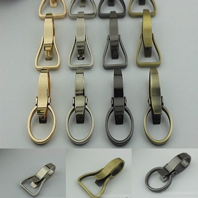 Swivel Lever Snap Hook 1/10pcs Bag Hardware Metal Spring Trigger Lobster Clasp Clip Gold Silver Gunmetal Bronze 25 31mm Purse Handbag Making