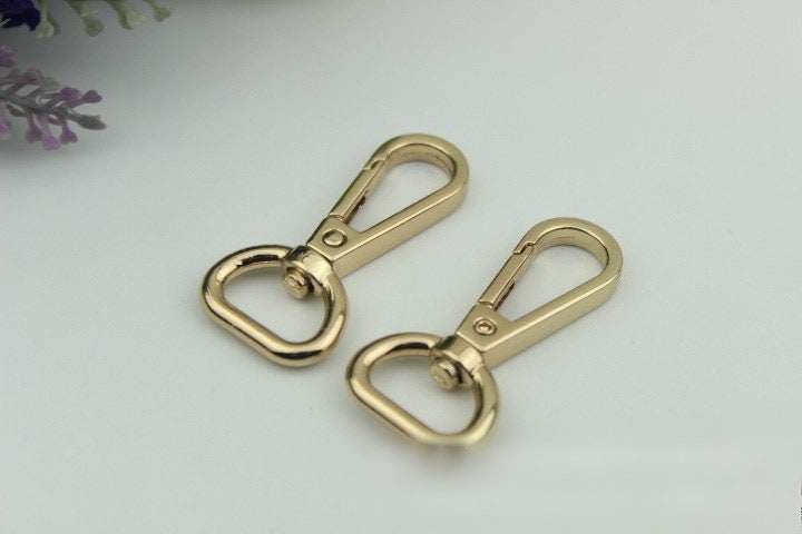 Swivel Lever Snap Hook 1/10pcs Bag Hardware Metal Spring Trigger Lobster Clasp Clip Gold Silver Gunmetal Bronze 47 16mm Purse Handbag Making