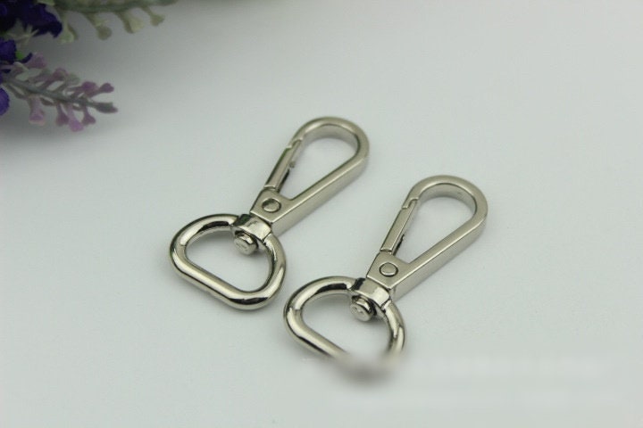 Swivel Lever Snap Hook 1/10pcs Bag Hardware Metal Spring Trigger Lobster Clasp Clip Gold Silver Gunmetal Bronze 47 16mm Purse Handbag Making