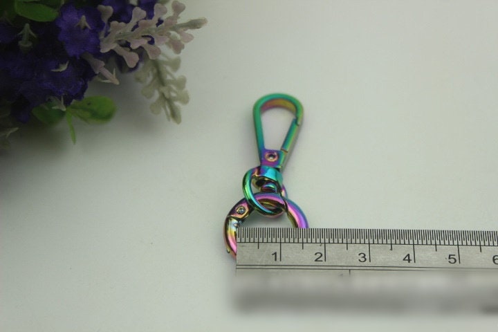 Swivel Lever Snap Hook 1/10pcs Bag Hardware Metal Spring Trigger Lobster Clasp Clip Multicolor Gold 53 12 mm 2 1/8 1/2" Purse Handbag Making