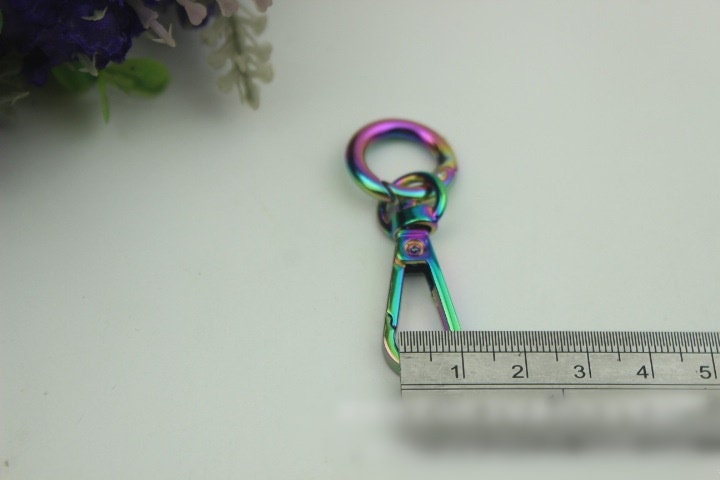 Swivel Lever Snap Hook 1/10pcs Bag Hardware Metal Spring Trigger Lobster Clasp Clip Multicolor Gold 53 12 mm 2 1/8 1/2" Purse Handbag Making