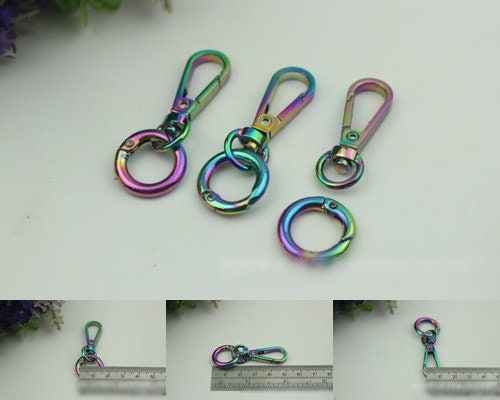 Swivel Lever Snap Hook 1/10pcs Bag Hardware Metal Spring Trigger Lobster Clasp Clip Multicolor Gold 53 12 mm 2 1/8 1/2" Purse Handbag Making