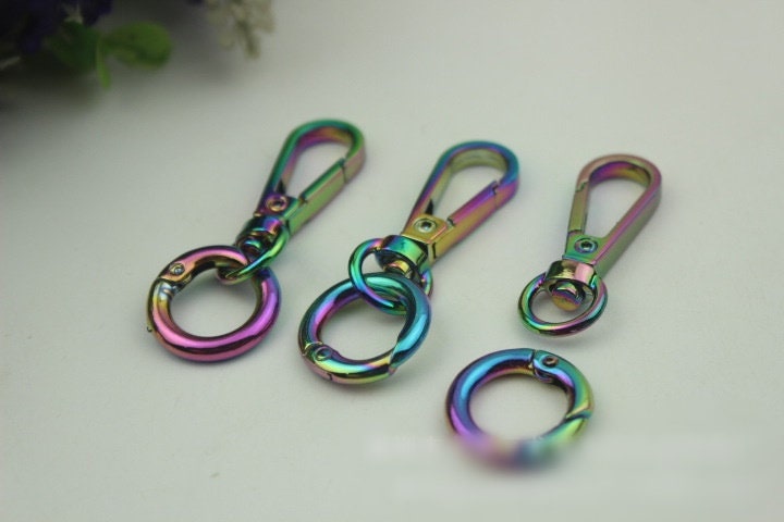 Swivel Lever Snap Hook 1/10pcs Bag Hardware Metal Spring Trigger Lobster Clasp Clip Multicolor Gold 53 12 mm 2 1/8 1/2" Purse Handbag Making