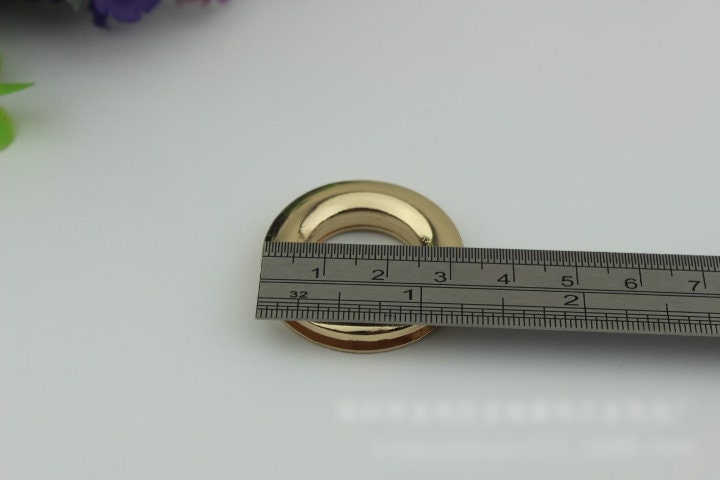 Metal Eyelet Grommet Screw Screwback Round O Shape Gold Silver Black 10 15 19 25 mm Purse Handbag Leathercraft Hardware Supply Repair