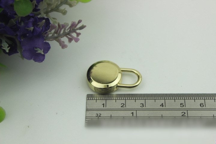 Keyless Switch Padlock Bag Hardware Rectangle Gold Gunmetal 1/20 pcs Handmade Purse Handbag Making Metal Bulk Wholesale Accessories Supplies