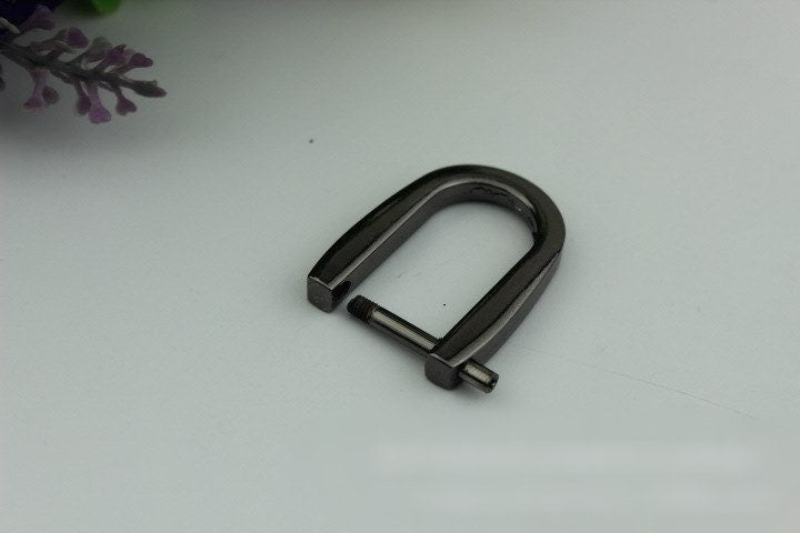 Horseshoe Handbag Connector 10/100pcs Bag Hardware Gold Silver Gunmetal Metal Clip Clasp Buckle Purse Strap Handles Screw D Rings Shackle