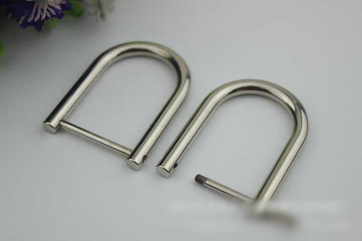 Horseshoe Handbag Connector 10/100pcs Bag Hardware Gold Silver Gunmetal Metal Clip Clasp Buckle Purse Strap Handles Screw D Rings Shackle