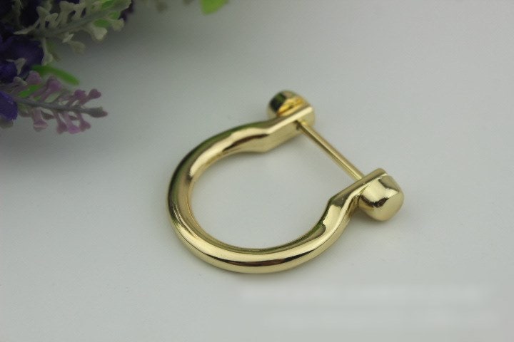 Horseshoe Handbag Connector 10/100pcs Bag Hardware Gold Silver Gunmetal Metal Clip Clasp Buckle Purse Strap Handles Screw D Rings Shackle