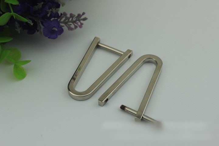 Horseshoe Handbag Connector 10/100pcs Bag Hardware Gold Silver Gunmetal Metal Clip Clasp Buckle Purse Strap Handles Screw D Rings Shackle