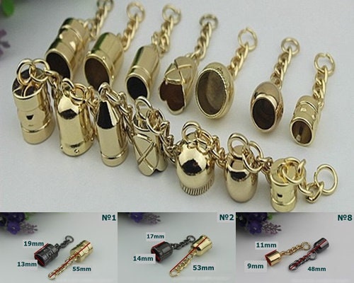 Bell Keychain Bag Hardware Cute Gold Gunmetal 1/10 pcs Handmade Purse Handbag Making Metal Charms 45 48 50 51 53 55mm Wholesale Supplies