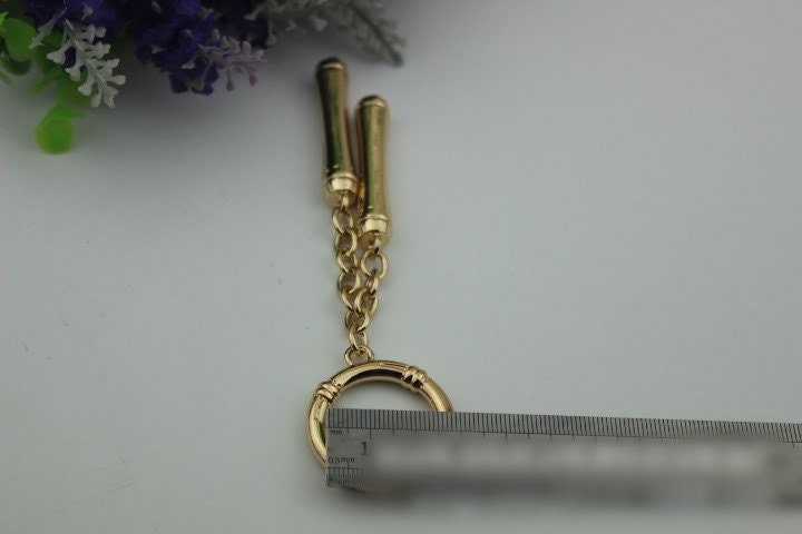 Tassel Keychain Bag Hardware Cute Light Gold 1/10 pcs Handmade Purse Handbag Making Metal Charms 120mm 4 3/4 Inch Bulk Wholesale Supplies