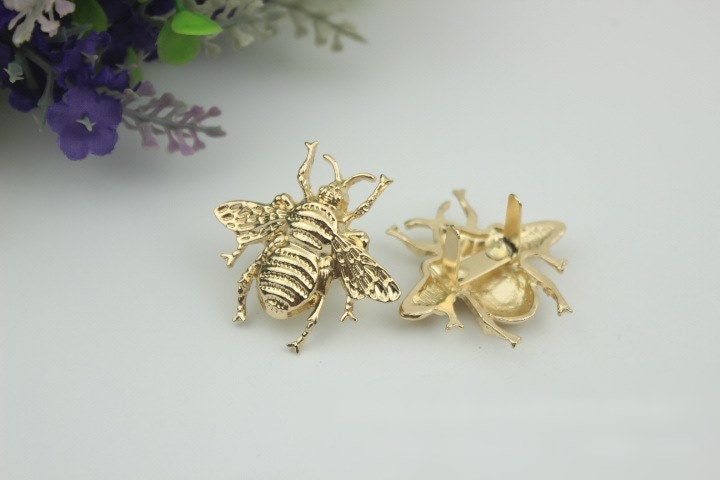 Beetle Purse Label 1/10pcs Bag Hardware Charm Gold Gunmetal Handmade Purse Handbag Making Metal Decoration 38mm 1 1/2" Wholesale Supplies