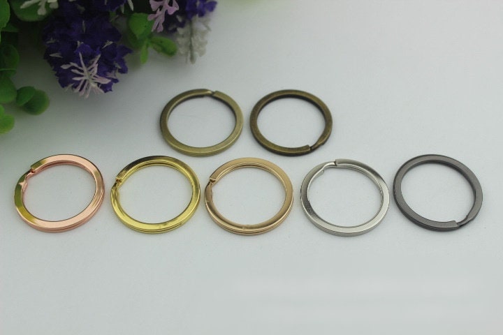 10 pcs Round Split Ring 25mm 1" Gold Silver Bronze Metal Purse Bag Handbag Handle Wholesale