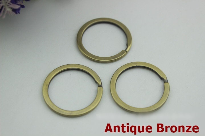 10 pcs Round Split Ring 25mm 1" Gold Silver Bronze Metal Purse Bag Handbag Handle Wholesale