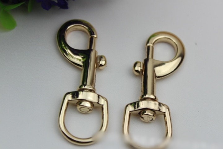 Swivel Lever Snap Hook 62 16 mm 2 1/2 5/8" Alloy Metal Spring Trigger Lobster Clasp Clip Purse Bag Handbag Strap Handle Rings DIY