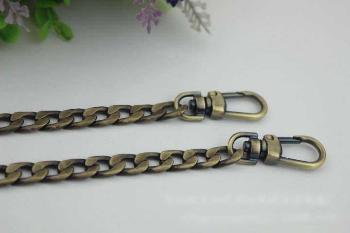 Purse Chain 120cm 47 6/25" Crossbody Metal Curb Brass Strap Handle Silver Gold Black Bronze Hardware Leather Bag Handbag Clutch Vintage DIY