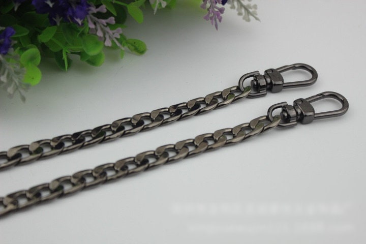 Purse Chain 120cm 47 6/25" Crossbody Metal Curb Brass Strap Handle Silver Gold Black Bronze Hardware Leather Bag Handbag Clutch Vintage DIY