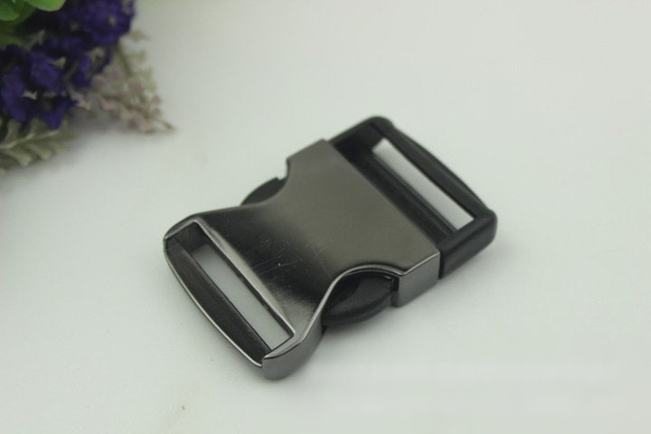 Belt Buckle Quick Release Side Metal 38 mm Purse Slide Backpack Bag Handbag Pet Dog Collar Parachute Strap Adjustable Lock Diy Supplies