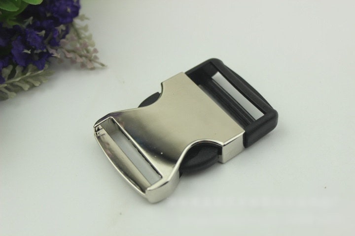 Belt Buckle Quick Release Side Metal 38 mm Purse Slide Backpack Bag Handbag Pet Dog Collar Parachute Strap Adjustable Lock Diy Supplies