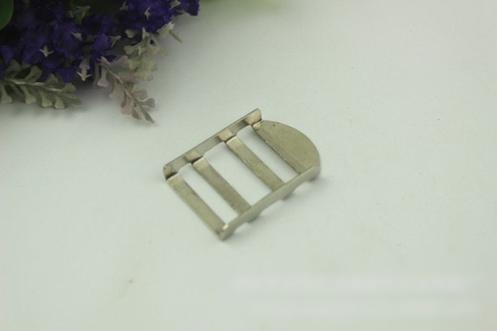 Ladder Lock Buckle 25 mm 1" Metal Tension Lock On Strap Slider Strap Belt Adjuster Bag Hardware Gold Silver Handmade Purse Handbag Making