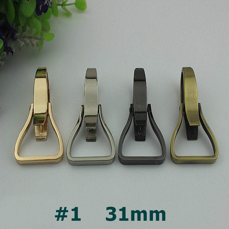 Swivel Lever Snap Hook 1/10pcs Bag Hardware Metal Spring Trigger Lobster Clasp Clip Gold Silver Gunmetal Bronze 25 31mm Purse Handbag Making