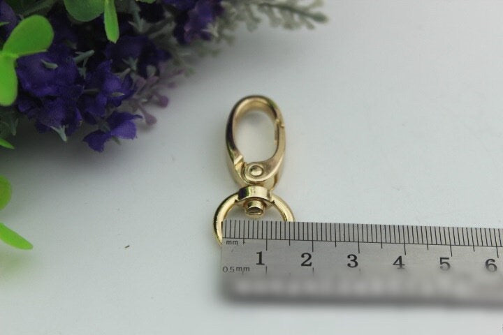 Swivel Lever Snap Hook 1/10pcs Bag Hardware Metal Spring Trigger Lobster Clasp Clip Gold Silver Gunmetal 45 13 mm Purse Handbag Making