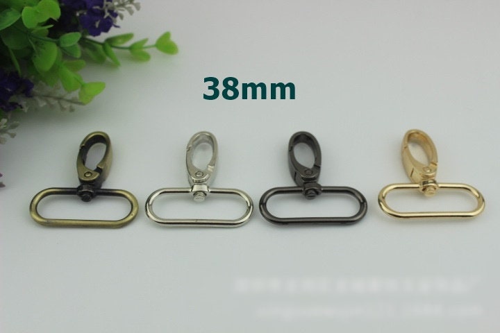 Swivel Lever Snap Hook 1/10pcs Bag Hardware Metal Spring Trigger Lobster Clasp Clip Gold Silver Bronze 16 20 26 32 38mm Purse Handbag Making