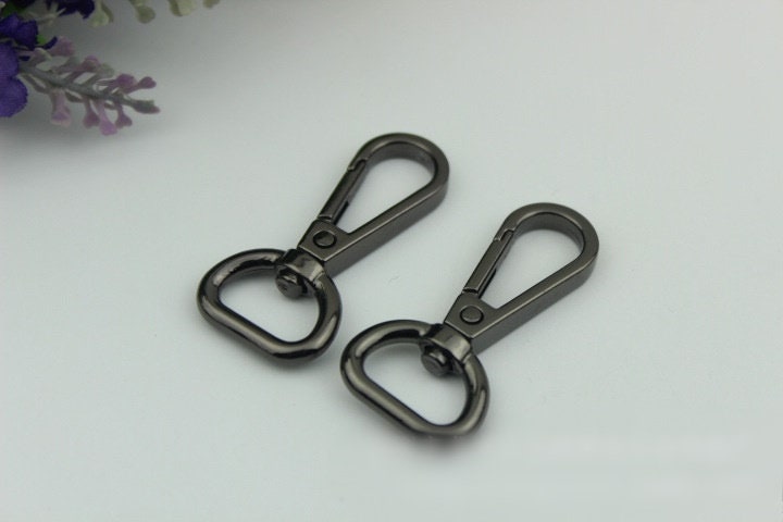 Swivel Lever Snap Hook 1/10pcs Bag Hardware Metal Spring Trigger Lobster Clasp Clip Gold Silver Gunmetal Bronze 47 16mm Purse Handbag Making