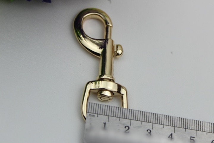 Swivel Lever Snap Hook 1/10pcs Bag Hardware Metal Spring Trigger Lobster Clasp Clip Light Gold 62 16 mm 2 1/2 5/8" Purse Handbag Making