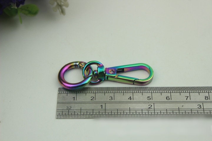 Swivel Lever Snap Hook 1/10pcs Bag Hardware Metal Spring Trigger Lobster Clasp Clip Multicolor Gold 53 12 mm 2 1/8 1/2" Purse Handbag Making