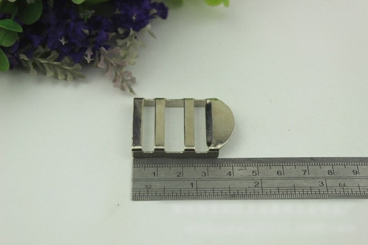 Ladder Lock Strap Buckle 25 mm 1" Silver Gold Gunmetal Bronze Hardware Leather Purse Bag Handbag Clutch Backpack DIY Supplies Wholesale