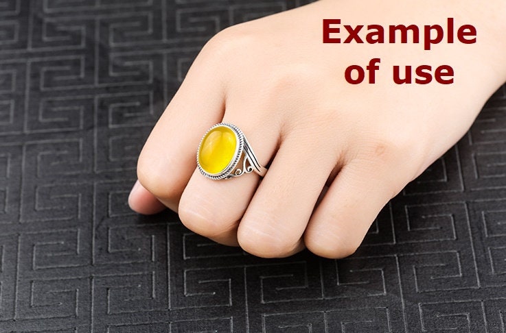 Ring Blank Setting 1pc Sterling Silver 925 Oval 18k Gold Vermeil Adjustable 7-18mm For One Stone Gemstone No Prongs Wholesale